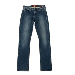 Lucky Brand Sofia Straight Jeans 6 28 Long Medium Wash Stretch Low Rise y2K